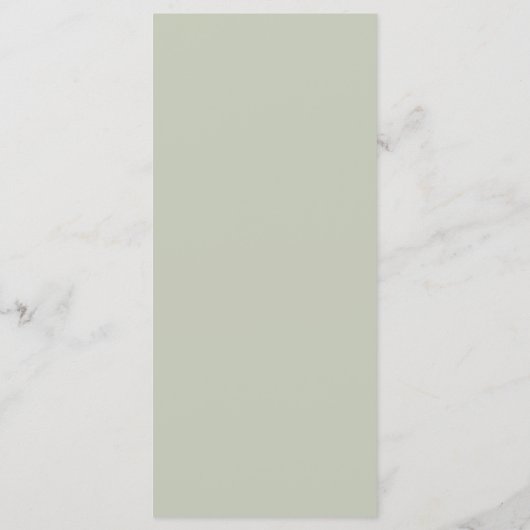 Aangepaste kerst bruiloft menu (Achterkant)