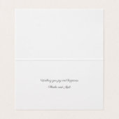 Aangepaste Kerst Feestdagen Foto Plaid Kaart (Binnenkant ongevouwen)