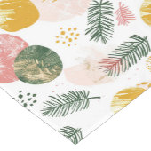 Aangepaste kerst feestelijke seizoensgebonden fami korte tafelloper (Hoek)