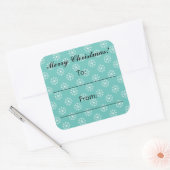 Aangepaste kerst naar en van cadeau label stickers (Envelop)