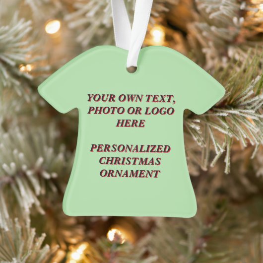 Aangepaste kerst ornament - Creëer uw eigen ontwer (Boom)