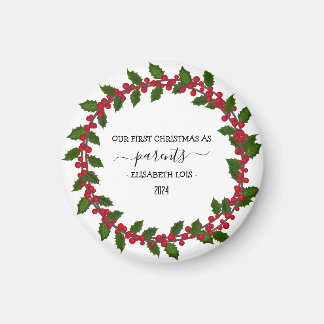 Aangepaste Kerst Ornament voor Grootouders Gift Magneet