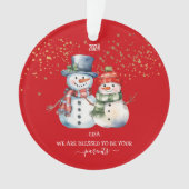 Aangepaste Kerst Ornament voor Kinderen Gift Kinde (voorkant)