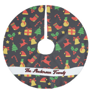 Aangepaste Kerst Patroon Boom Rok Kerstboom Rok