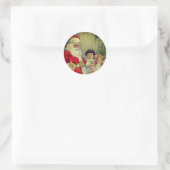 AANGEPASTE KERST STICKER ILLUSTRATIE (Tas)