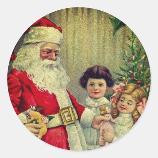 AANGEPASTE KERST STICKER ILLUSTRATIE (Voorkant)