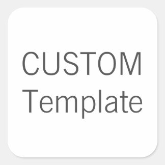 Aangepaste Kerst VIERKANT Gevormde Gift Stickers