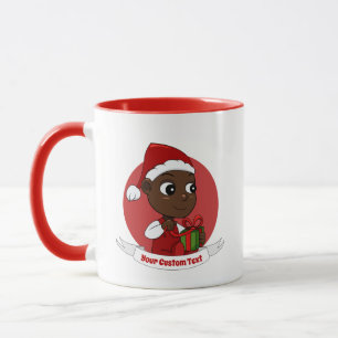 Aangepaste kerstbaby Mok cartoon