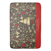 Aangepaste kerstboom met snowflakes badmat (Voorkant Verticaal)