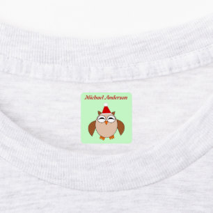 Aangepaste kerstboomkor labels