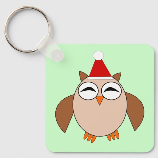 Aangepaste kerstboomkor sleutelhanger (Voorkant)