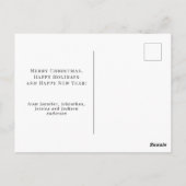 Aangepaste  kerstcadeaus voor kerstmis briefkaart (Achterkant)