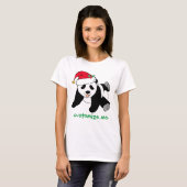Aangepaste kerstdagen Beer Santa T-shirt (Voorkant volledig)