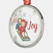 Aangepaste kerstdagen metalen ornament (Links)