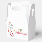 Aangepaste kerstdecoratie gunstbox bedankdoosjes (Geopend)