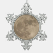 Aangepaste kerstdecoratie voor Moon Ornament (Voorkant)