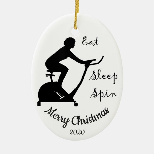Aangepaste kerstdraaiklasse, cyclus keramisch ornament (Voorkant)