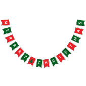 Aangepaste kerstfeestbanner - gepersonaliseerde in vlaggetjes (Alle)