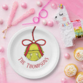 Aangepaste kerstfeestdag papieren bordje (Feest)