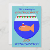 Aangepaste kerstfeestdagen voor goudvis kaart (Voorkant)