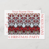 Aangepaste kerstfeestelijke Sjabloon Kaart (Voorkant / Achterkant)