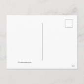 Aangepaste kerstfoto feestdagenkaart (Achterkant)