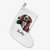Aangepaste kerstfoto kerstkerstfoto kleine kerstsok (Voorkant (Hangend))