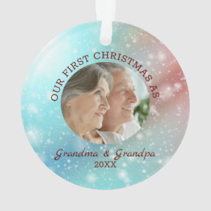Aangepaste kerstfoto ornament