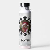 Aangepaste kerstfoto waterfles (Links)