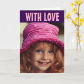 AANGEPASTE KERSTFOTOKAARTEN KAART (Gele Bloem)
