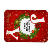 Aangepaste kerstfoto's Voeg je afbeelding met een  Magneet (Horizontaal)