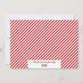 Aangepaste kerstkaart met foto | (Achterkant)