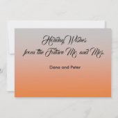 Aangepaste Kerstkaart om de datum te bewaren Kaart (Achterkant)