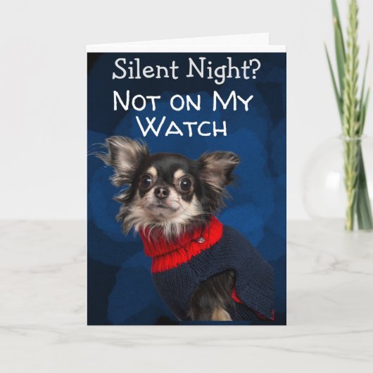 Aangepaste kerstKaart van uw hond Bedankkaart (Voorkant)