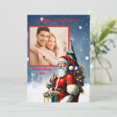 Aangepaste kerstKaart voor de fotoserie Kaart (Staand voorkant)