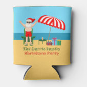 Aangepaste kerstkerstkerstfeestdag blikjeskoeler (Voorkant)