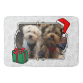 Aangepaste kerstkerstkerstkerstkerstkerstfoto's Pe Badmat (Voorkant)