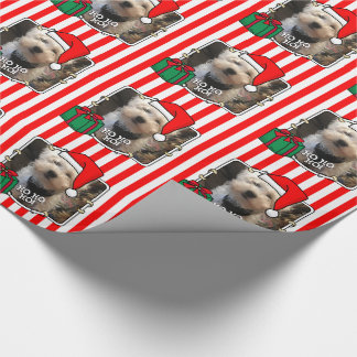 Aangepaste kerstkerstkerstkerstkerstkerstfoto's Pe Cadeaupapier