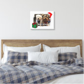 Aangepaste kerstkerstkerstkerstkerstkerstfoto's Pe Canvas Afdruk (Insitu (Slaapkamer))