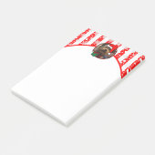 Aangepaste kerstkerstkerstkerstkerstkerstfoto's Pe Post-it® Notes (Schuin)