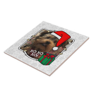 Aangepaste kerstkerstkerstkerstkerstkerstfoto's Pe Tegeltje