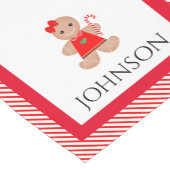 Aangepaste kerstkeuken met snoepriet korte tafelloper (Hoek)