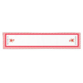 Aangepaste kerstkeuken met snoepriet korte tafelloper (Horizontaal)