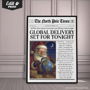 Aangepaste Kerstkrant Decoratie, Grappige Kerst Poster
