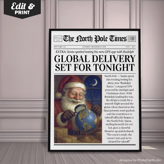Aangepaste Kerstkrant Decoratie, Grappige Kerst Poster