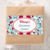 Aangepaste kerstlabels voor Stippen Etiket (Insitu)