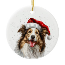 Aangepaste Kerstman Colley Hond