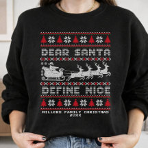 Aangepaste Kerstman Definieer Leuk Lelijke Kerst