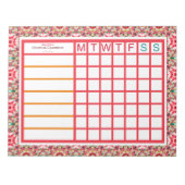 Aangepaste Kerstmis ADHD Vrouwen Productiviteit Pl Notitieblok (Voorkant)