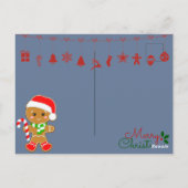 Aangepaste kerstmis briefkaart (Achterkant)